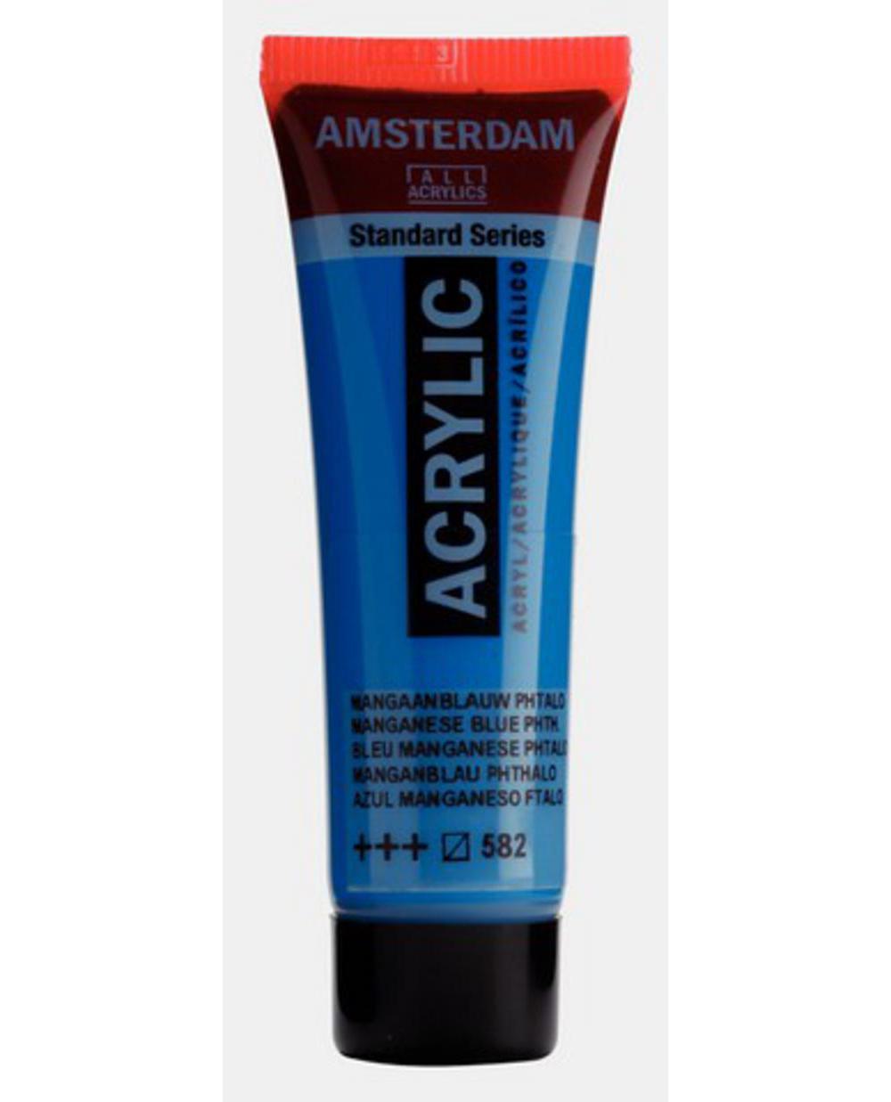 Amsterdam, Acrylic, Art & School, Paint, 20ml, 974510, Manganese Blue